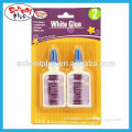 Non-toxic2 PCSpva white liquid glue Packed in Blister Card